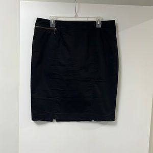 Black pencil skirt